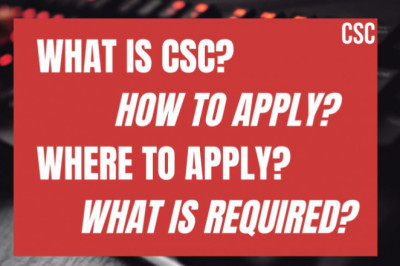 What is CSC? How to apply?   What is required?